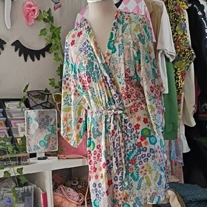 Joise Natori Colorful Floral Women's Robe